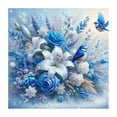 thumbnail image 1 of Handmade Diamond Painting Set, 30x30cm , Colorful Floral Series, Frameless,C-30*30cm, 1 of 9