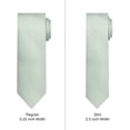 thumbnail image 3 of Jacob Alexander Men's Woven Diamond Grid Pattern Slim 2.5 inch Width Neck Tie - Light Blue Gold, 3 of 7