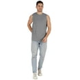thumbnail image 5 of Inkmeso Men's Lightweight Cotton Tank Tops Moisture Wicking Sleeveless Shirts Workout Muscle Tank, 5 of 7