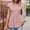 Pink, variant on Women's Summer Tops Casual Linen Shirts for Women Loose Fit Cotton Blouses for Women Boho Short Sleeve Blouses for Women my recent orders