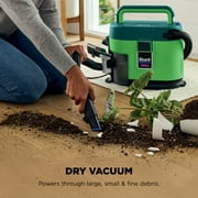 Shark Everymess Wet & Dry Vacuum, Carpet Cleaner, Spot Cleaner, Portable, Stain Eliminator, Small Shop Vac, Pet Friendly, Corded, 1 Gallon, VX100 Green