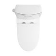 thumbnail image 2 of Swiss Madison St. Tropez White Ceramic Elongated 12in, 1.28 GPF Toilet, 2 of 14