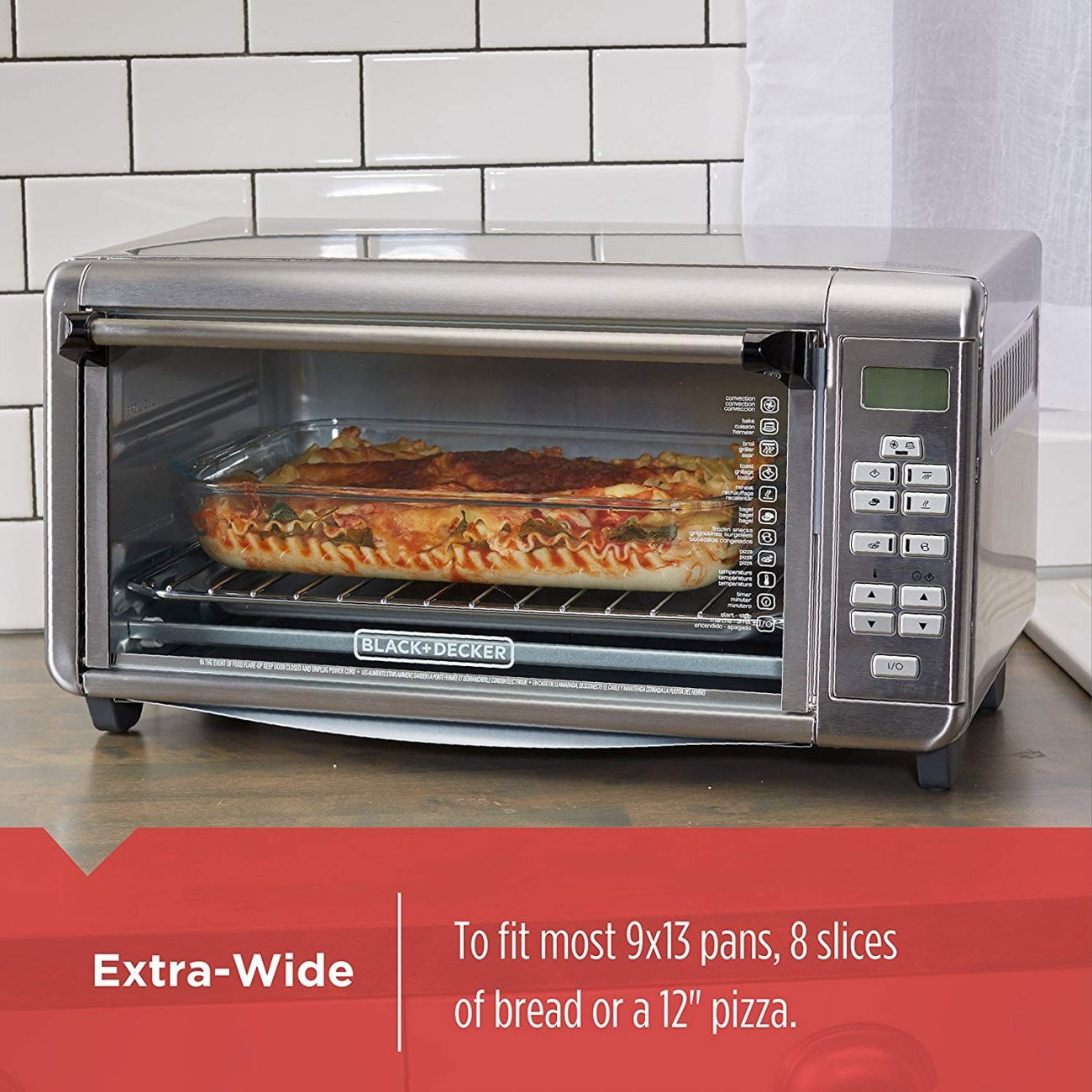 casaWare 11 x 9 x 2-inch Toaster Oven Ultimate Series