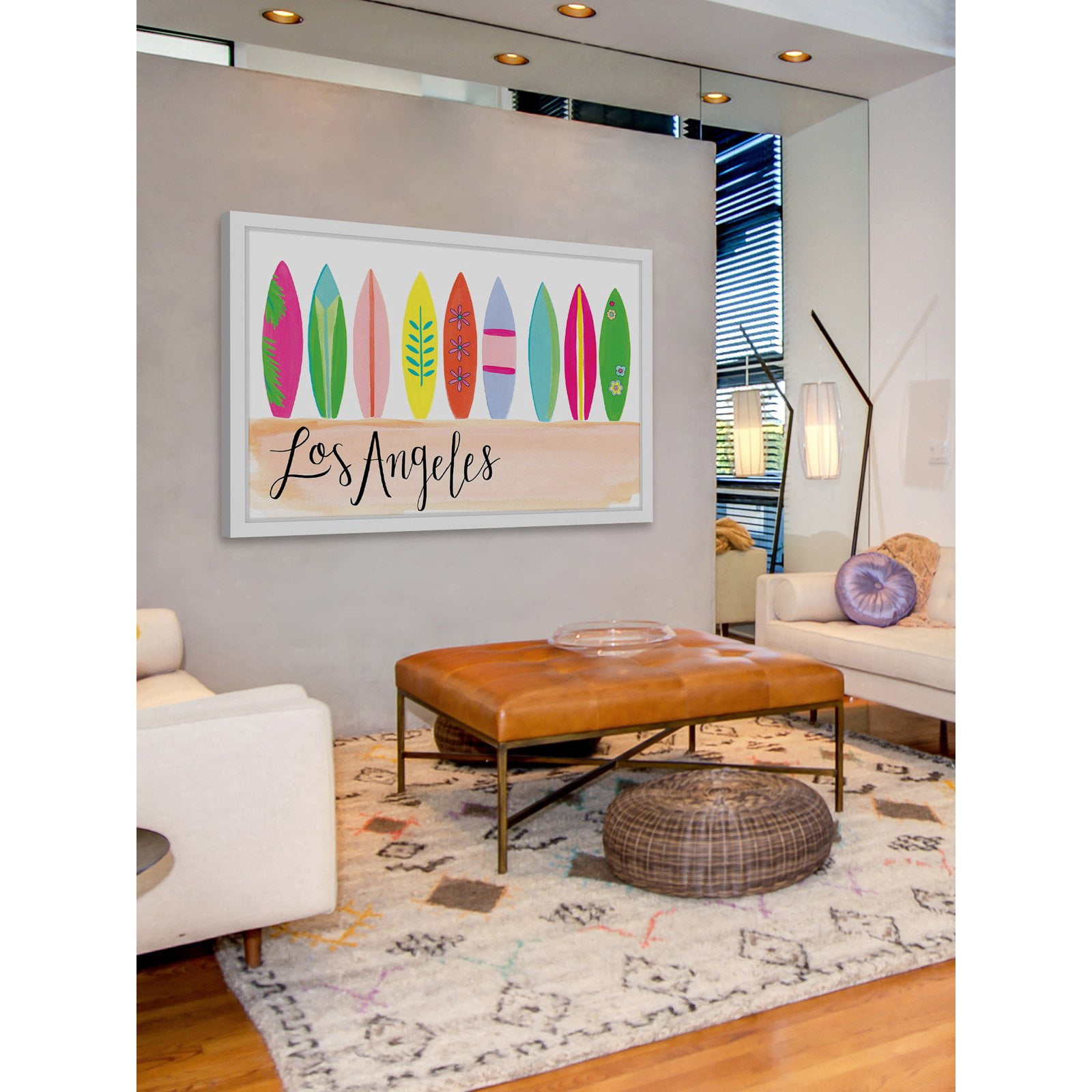 Marmont Hill "Surfboards" by Molly Rosner Framed Painting Print