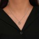thumbnail image 4 of Collar con letra Az en plata de ley S925 - Código de modelo R: 13692 R, 4 of 4
