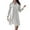 White, variant on HJYCHN Elegant Women's Lace Cardigan Dress Set Fashionable Two Piece Outfit Versatile for Casual and formal Wear Grey XL