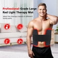 thumbnail image 6 of Red Light Therapy Mat for Body - 360 LEDs Large Red & Infrared Light Therapy Pad Blanket with Infrared Light 850nm & Red Light 660nm for Full Body Waist Shoulder Muscle, 6 of 7