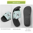thumbnail image 7 of GZHJMY Stylish Slides for Women Men, Panda Object Set with Bamboo Soft Flexible Slip-on Sandals Slippers, 7 of 7