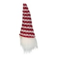 thumbnail image 5 of Northlight 8" Lighted Red and White Knit Gnome Head Christmas Ornament, 5 of 5