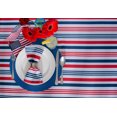 thumbnail image 6 of Contemporary Home Living Red and Blue Patriotic Striped Round Tablecloth with Zipper 60”, 6 of 8