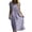Purple, variant on YuXingFu Womens 100% Cotton Dresses Maxi Crew Neck Plus Size Womens Dress Short Sleeve Solid Color Long Casual Summer Blue S