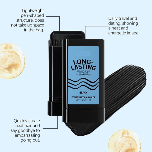 Yisang Hair Care Long- Lasting Hair Color Restorer Stick 20g Revitalize And Enhance Natural Hair Color