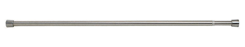 InterDesign Shower Curtain Rod 75 in. L Satin Brushed Silver