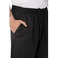 thumbnail image 2 of Pantalones holgados ligeros Chef Works Black XS para hombre, 2 of 5
