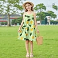 thumbnail image 5 of FAHXNVB Cami Dress for Girls Cute Graphic Print Sleeveless A-Line Swing Casual Dresses Summer Fashion Comfy Beach Dress 4-15 Years, 5 of 8