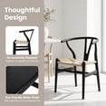 Polynices MidCentury Modern Wishbone Chair, Solid Wood Dining Chair — free download