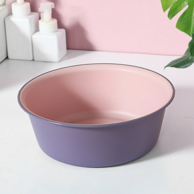 sdhkgrrt under $5 3Pcs Wash Basin, Home Washbasin Thickened Plastic Basin,Teen Dormitory Small Washing Basin,Clothes Washing Foot Soaking Basin,Multi-purpose Plastic Tub,Household Utility Basin