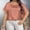 Orange, variant on Short Sleeve Shirts for Women Cotton New Women's Plus Size Solid Color T-Shirt Home Casual Short Sleeved Round Neck Tops Style B-58 Light Blue 4XL