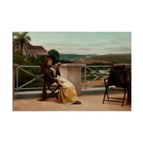 Almeida Junior 'Reading' Canvas Art