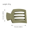 thumbnail image 4 of 3PCS Flat Hair Clips, Medium Square Flat Claw Clips for Women Girls, French Strong Hold Non-slip Hair Clips for Thick Thin Hair, Stylish Classic Hair Barrettes( Black&Tortoise), 4 of 7