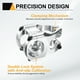 thumbnail image 4 of Vástago de bicicleta Uxcell de 31.8mm, vástago de manillar de bicicleta de 35mm para BMX MTB, plateado, 4 of 7
