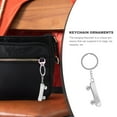 thumbnail image 2 of Masteelf  Sports Match Souvenirs Keychain Vintage Skateboard Rings Shape Keychains Silver, 2 of 8