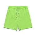 thumbnail image 5 of Rumantou Mens Swim Trunks Long Mens Fastdrying Beach Pants with Mesh Drawstring Shorts In Solid Color for M,Green, 5 of 5