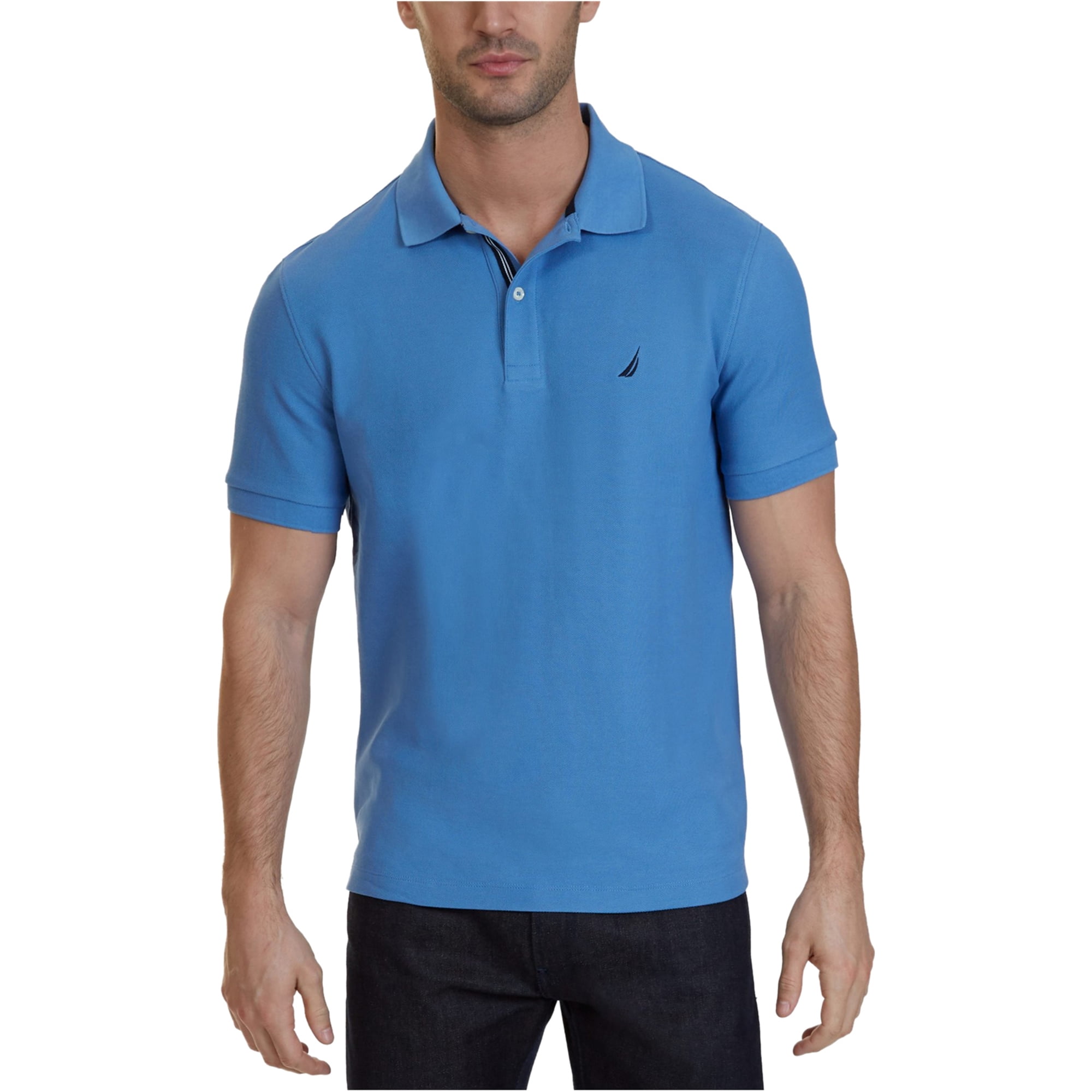 Nautica - Nautica Mens Performance Deck Rugby Polo Shirt, blue, X-Small ...