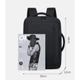 thumbnail image 2 of Mochila para portátil, bolsa antirrobo para el trabajo con puerto de carga USB, mochila de viaje de negocios para hombres, mochila escolar impermeable para niños y adolescentes., 2 of 5