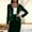 Army Green, variant on SwiftWear Women's Velvet Blazer Button Coat Vintage Casual Business Office Notch Collar Jacket Faux Pocket ​, Black