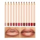 thumbnail image 1 of Juego de delineadores de labios mate, 12 colores surtidos, maquillaje de labios natural pigmentado, lápices suaves, lápiz labial suave de larga duración, 1 of 6