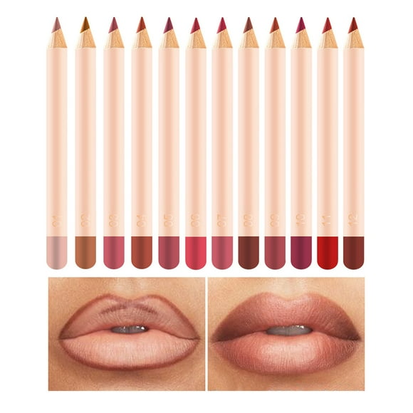 Lip Artisan's Palette, Quality Material Lip Liner Set With Assorted Colors, Creamy Texture For Easy Application And Pigmented Finish