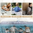thumbnail image 5 of Blanket with Photos Text, Personalized Blankets with Pictures Aniversary Birthday Valentine's Day Gifts, Customized Photo Gifts for Women,Men,Families,Boyfriend,Girlfriend Blankets, 5 of 5