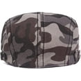 thumbnail image 7 of CoCopeaunts Newsboy Cap Vintage Classic Camo Beret Unisex Newsboy Hat Adjustable Cotton Retro Beret Cap Cabbie Driver Ivy Caps, 7 of 7