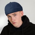 thumbnail image 2 of Women's Sun Baseball Classic Breathable Linen Brimless Adjustable Unisex Cap Baseball Hat Blue One Size, 2 of 8