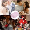 thumbnail image 5 of 2Pcs Velvet Jewelry Box Lilac Color Rectangle Flocking Necklace Pendant Case, 5 of 5