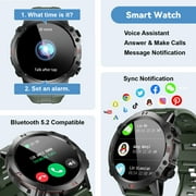 TOPVISION Smart Watch for Men Women, Fitness Tracker with 100+ Sport Modes for Android & iOS, Green