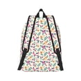 thumbnail image 3 of Daiia Cute Flower Vintage Canvas Backpack for Men and Women ,Hiking Backpack,Travel Laptop Bag for School,Large Capacity Backpack, 3 of 8
