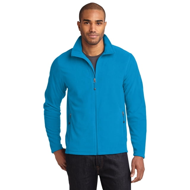 Chaqueta de microforro polar con cremallera completa Eddie Bauer Peak Blue S