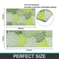 thumbnail image 7 of Green Floral and Petal Pattern Kitchen Rugs Sets Of 2,Anti Fatigue Kitchen Mat Rugs Non Slip Washable,Decorative Kitchen Floor Mats for Kitchen,Sink,Laundry,17"x30"+17"x47", 7 of 7
