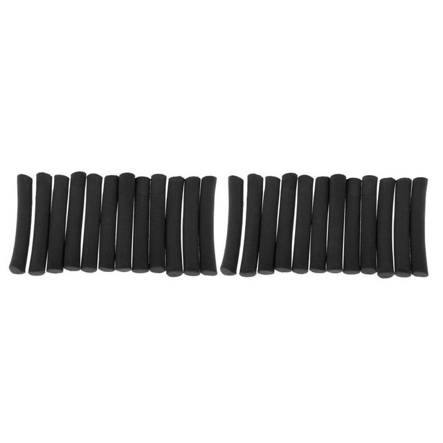 24PC pesca espuma Palo Cilindro Flotador shamjiam negro