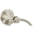 thumbnail image 2 of Moen DN7786BN Lounge Single Post Bathroom Hand Towel Ring, Brushed Nickel, 2 of 2