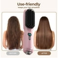 thumbnail image 6 of EARKITY Mini Cordless Hair Straightener Brush, Portable Straightening Brush, Lightweight to Carry Out, Anti-Scald, Gifts for Women, lovers or friends, 6 of 7