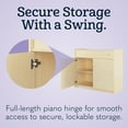 thumbnail image 4 of Foundations SafeSwing Changing Table, Built-In Storage, Soft-Close Hinges, Natural, 4 of 9