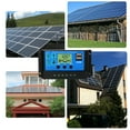 thumbnail image 4 of CAROOTU 30A/60A Solar Panel Battery Charge Regulator 12V/24V Auto Big LCD Solar Panel Controller with 5V, 4 of 8
