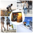 thumbnail image 4 of Fotbe Sunset Maple Tree Fox Calzoncillos Tipo Boxer con Bolsa de Soporte Total para Hombre, X-Temp Fresco, Transpirable y de Secado Rápido-Small, 4 of 5