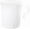 White, variant on Disposable 8 oz. Plastic Swirled Cups with Handle for Coffee, Tea, Dessert, Fruit, Punch Drinks – Black, 20 Count – Party Supplies and Drinkware