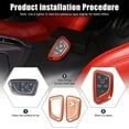 thumbnail image 4 of TINKI Corvette C8 Real  Carbon Fiber Key Fob Case Cover Compatible with Corvette C8 Stingray 2020-2024,Car Smart Remote Key Fob Cover Case Protection Shell Accessories, 4 of 7