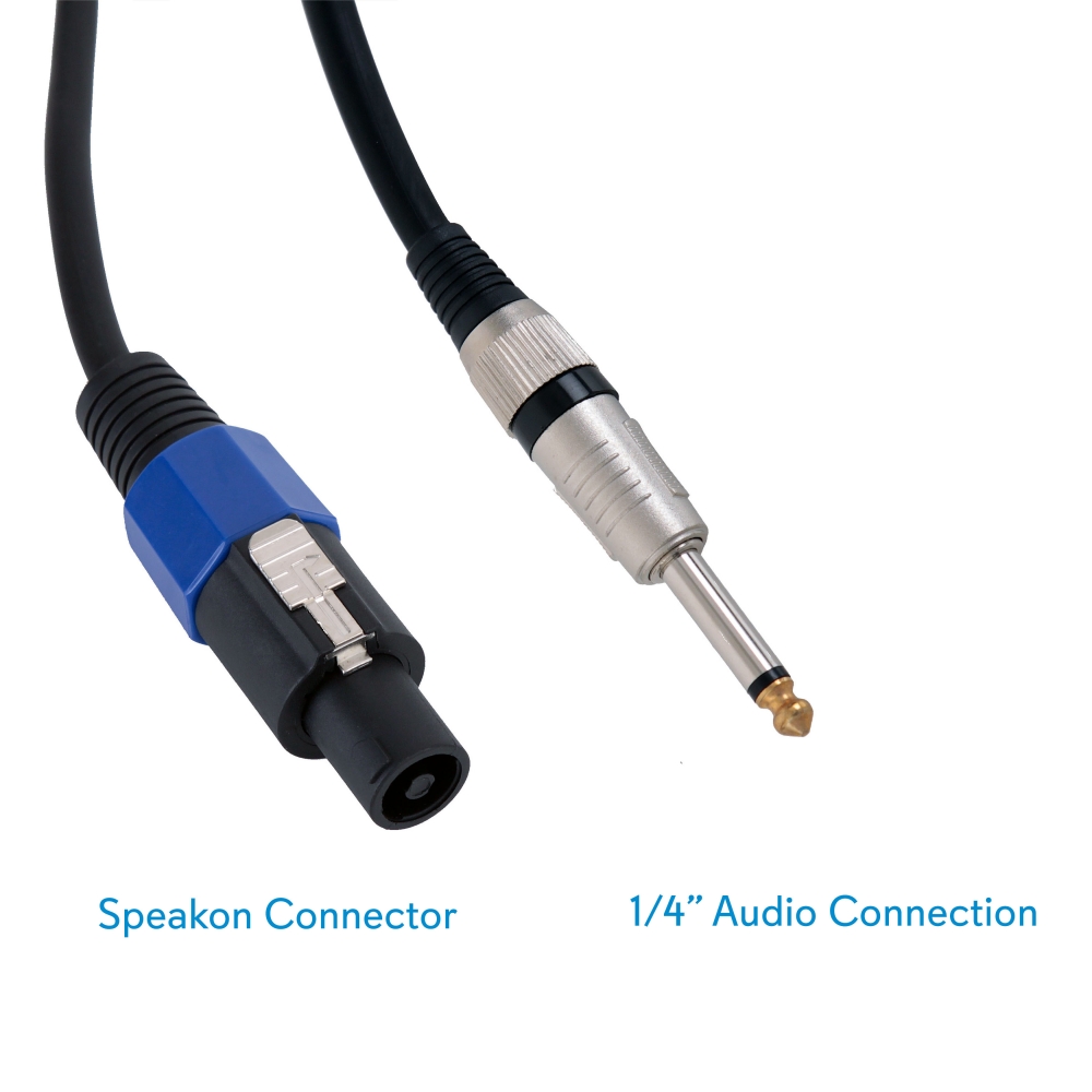 PylePro - PPSJ15 - 15ft. 12 Gauge Professional Speaker Cord Compatible With Speakon Connector to 1/4" Male - image 2 of 4