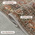 thumbnail image 4 of KUETH 9'x12' Area Rugs for Living Room, Non Slip Machine Washable Vintage Indoor Rug, Low Pile Chenille Print Rug for Bedroom Dining Room Home Office, 4 of 5